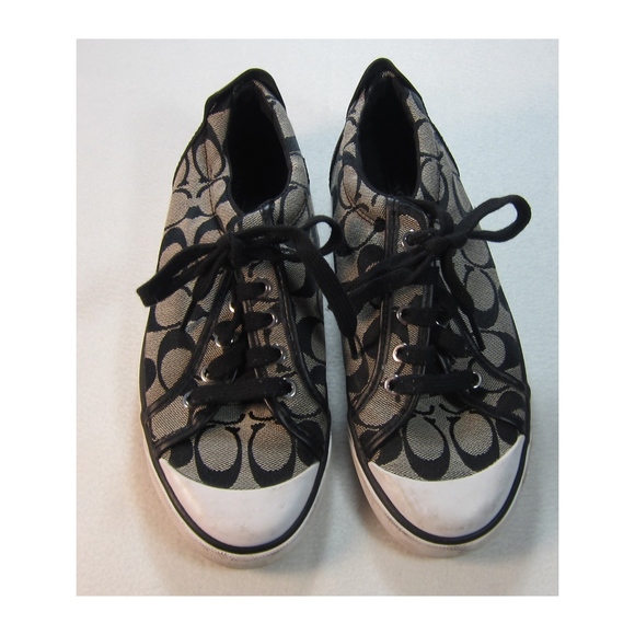 Coach Shoes - Coach Barrett Signature Fashion Sneakers Size 7B